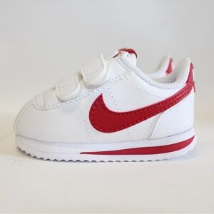 NIKE RETRO CORTEZ BASIC SL TDV WHITE / RED TODDLER SNEAKERS SIZE 3C NEW